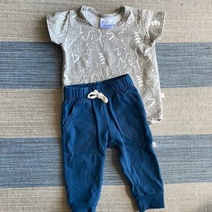 Jax & Lennon Clothing Co. Basic Kids Tee  & Lounge Pants (0-6 months)